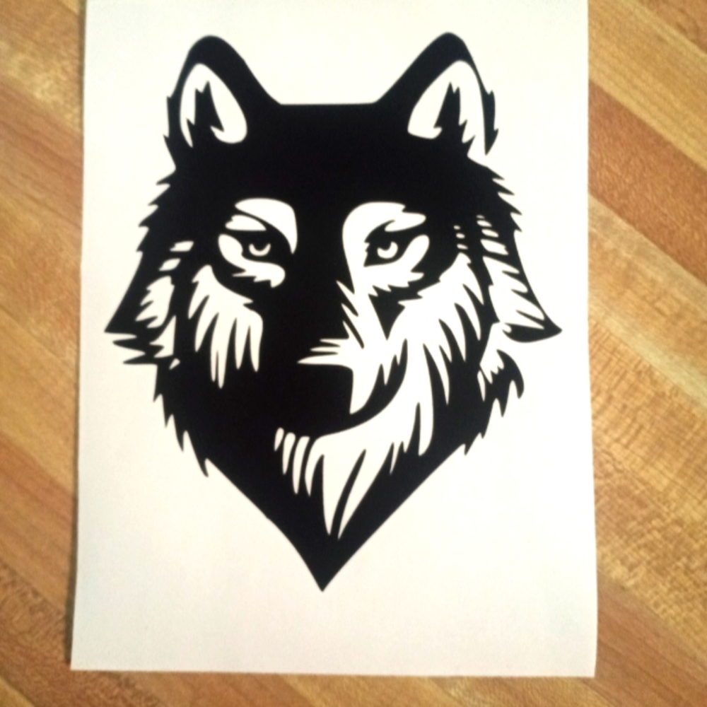 Decal sticker 6" x 5" inches, for cars trucks, windows and more.